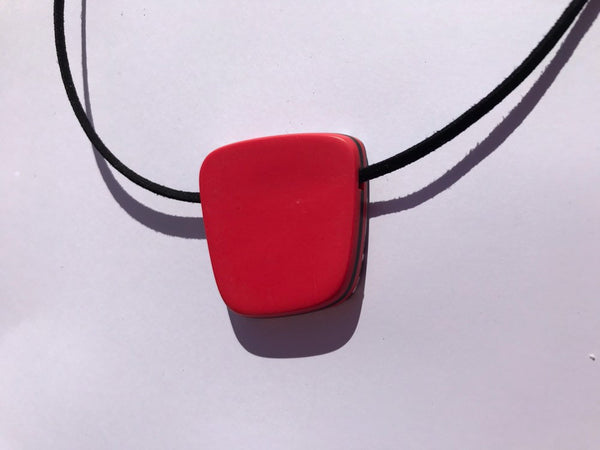 Collier - Collection Rouge & Gris Matrix Cane