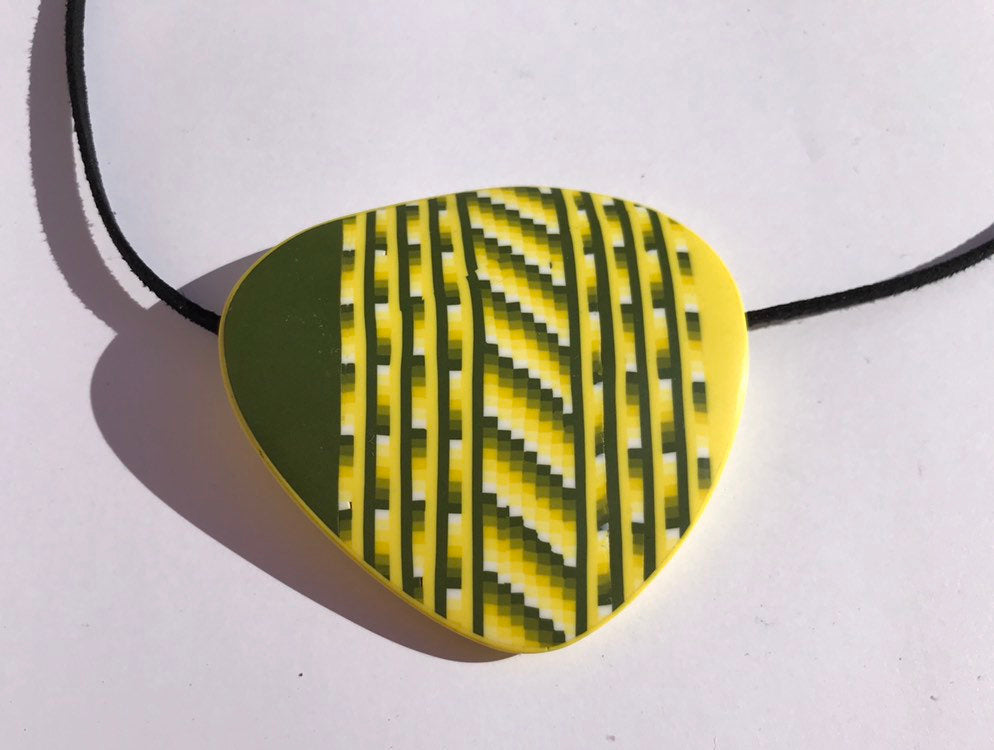 Collier - dégradé de kaki à jaune